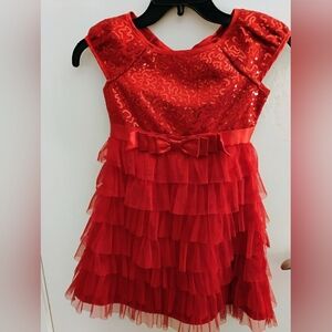 Jonathan Michelle red tulle  dress